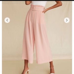 Forever 21 High Rise Belted Palazzo pants